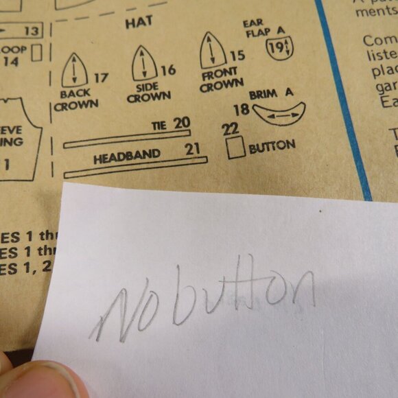 McCalls 4806 Toddler size 3 Coat & Hat - Picture 6 of 13